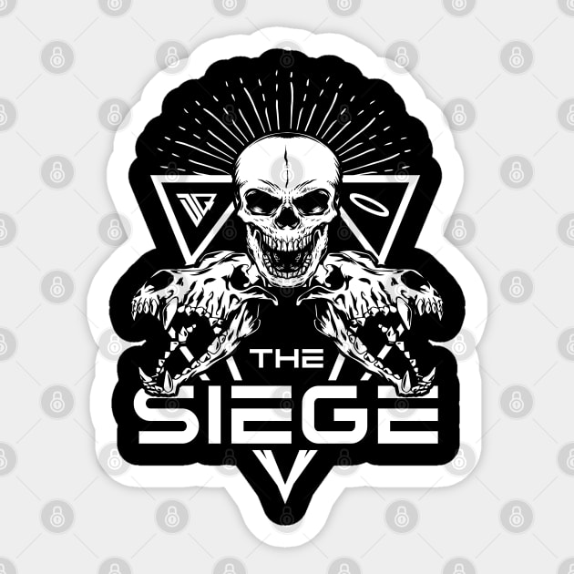 The Siege classic Tee Sticker by THE SIEGE WRESTLING